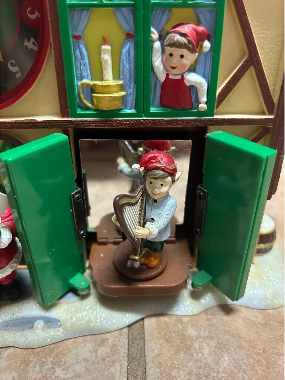 Vintage Mr. Christmas Symphony Surprise Santa’s Workshop Animated Musical